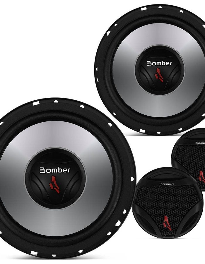 KIT COMPONENTES BOMBER TWO WAY 6,5" 100W 4OHMS