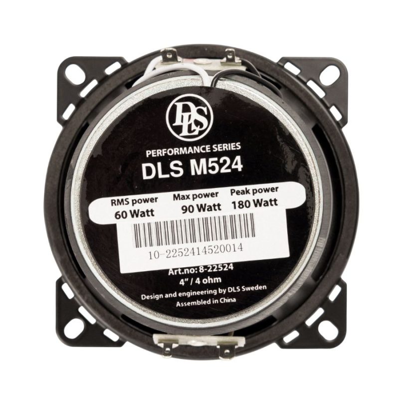 PARLANTES COAXIALES DSL M-524 4 PULGADAS 60RMS TWEETER DE SEDA