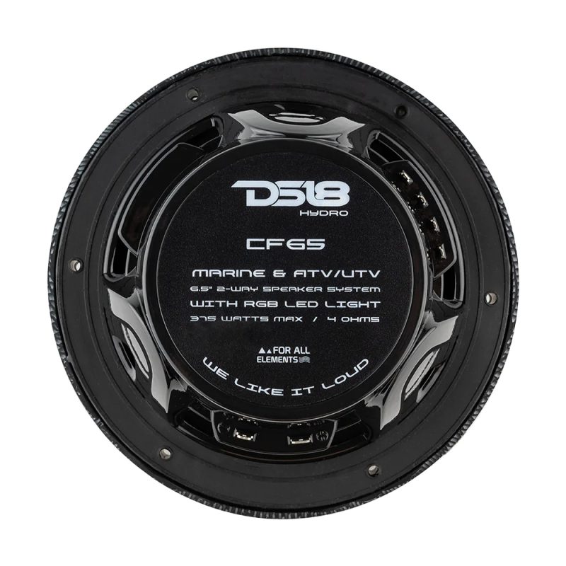 PARLANTES MARINOS DS18 CF-65 JUEGO 6 PULGADAS RGB 125RMS 4OHMS