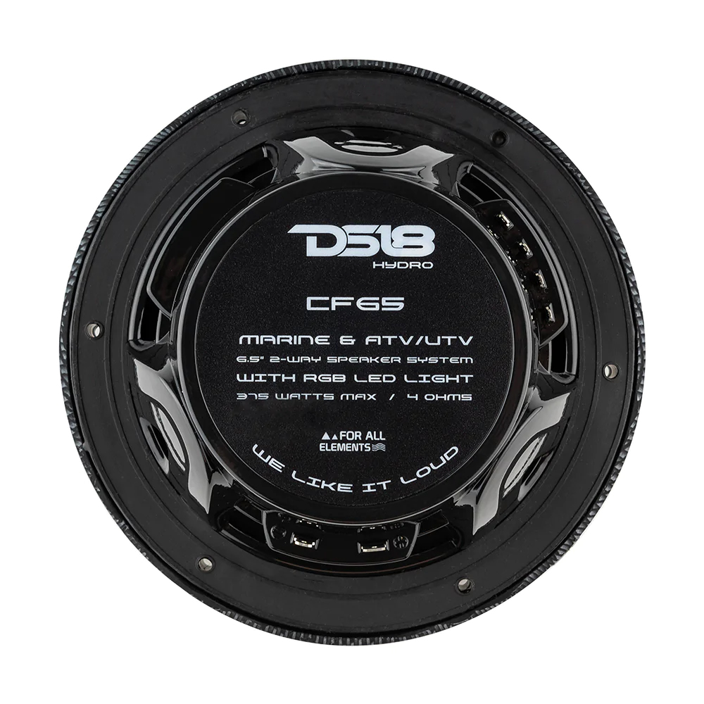 PARLANTES MARINOS DS18 CF-65 JUEGO 6 PULGADAS RGB 125RMS 4OHMS