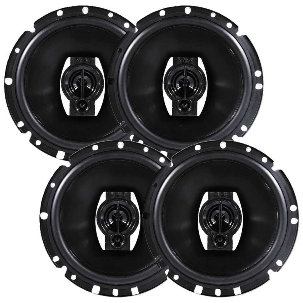 Combo 4 Parlantes Triaxiales Bomber BBX 6 Pulgadas 65W RMS 130W – imagen 1