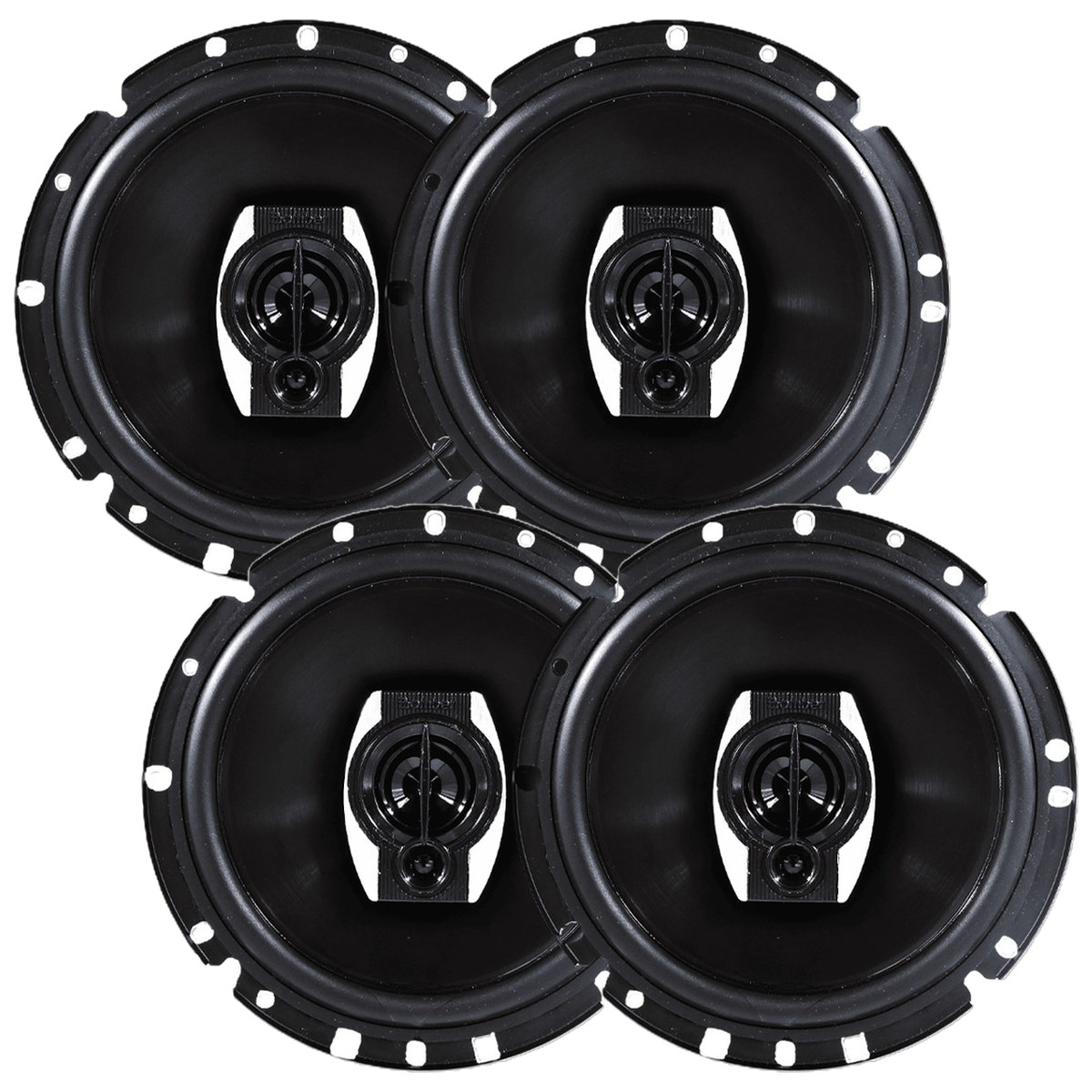Combo 4 Parlantes Triaxiales Bomber BBX 6 Pulgadas 65W RMS 130W