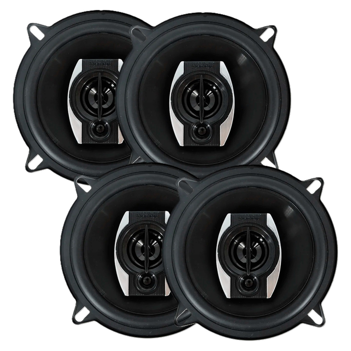 Combo 4 Parlantes Triaxiales Bomber BBX 5 Pulgadas 65W RMS 130W 4 Ohms