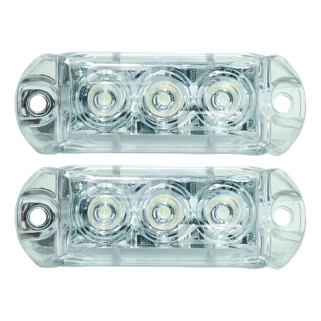 PAR DE FAROS AJK LED RGB 6W DIRECCIONALES