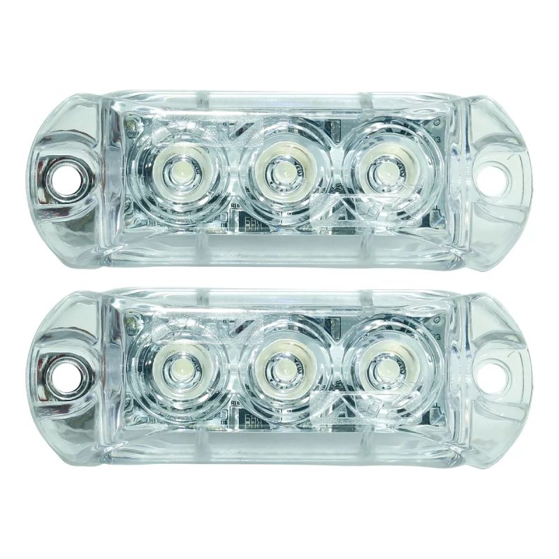 PAR DE FAROS AJK LED RGB 6W DIRECCIONALES