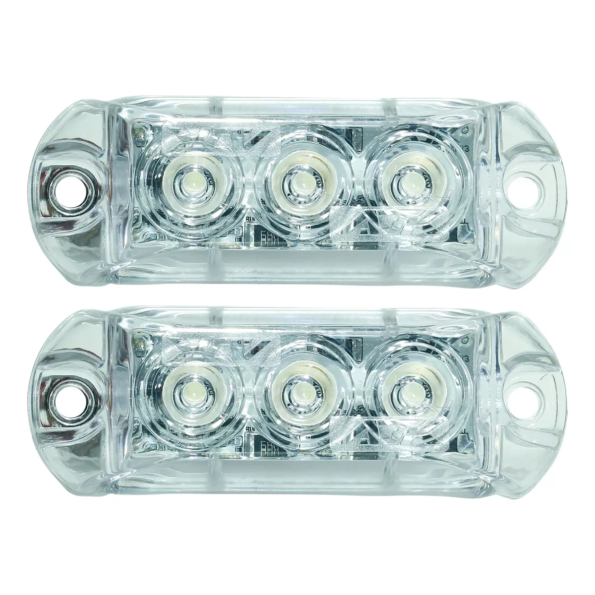 PAR DE FAROS AJK LED RGB 6W DIRECCIONALES