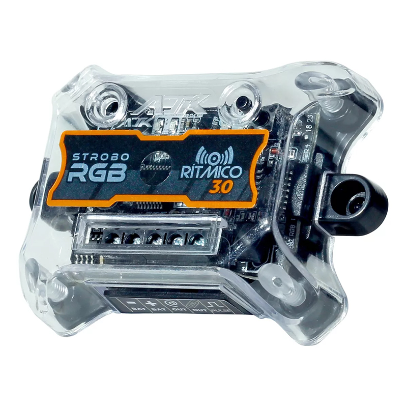 KIT AJK RITHYM STROBO RGB + 2 LED 6W + CONTROL