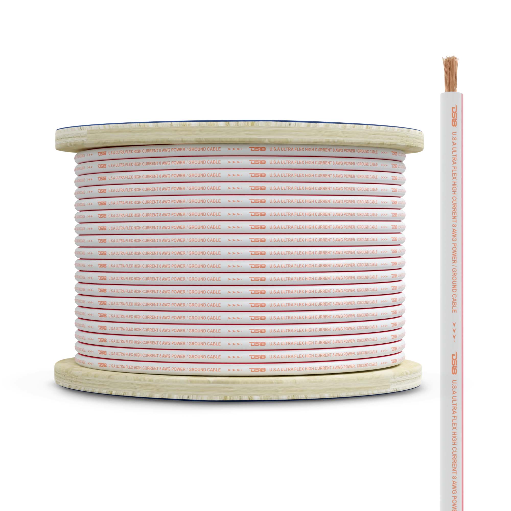 ROLLO CABLE DS18 MOFC-8GA-100P 8GA 100% COBRE X 30M