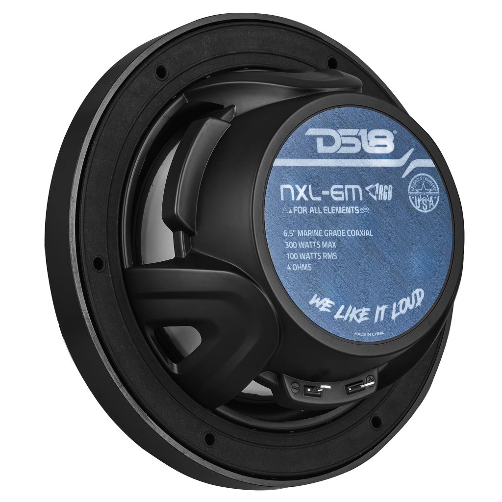 PARLANTES MARINOS DS18 NXL-6M/BK JUEGO 6 PULGADAS RGB 100RMS 4OHMS NEGRO – imagen 6
