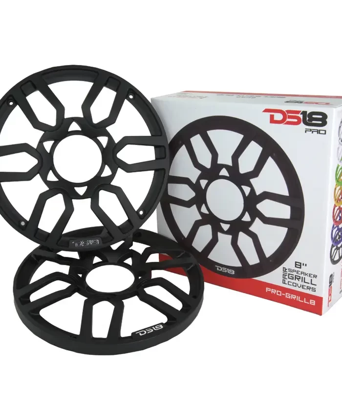 REJAS PARA MEDIOS DS18 PRO-GRILL8/BK 6 PULGADAS NEGRO X PAR