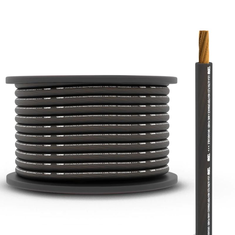 CABLE DS18 4GA NEGRO X METRO