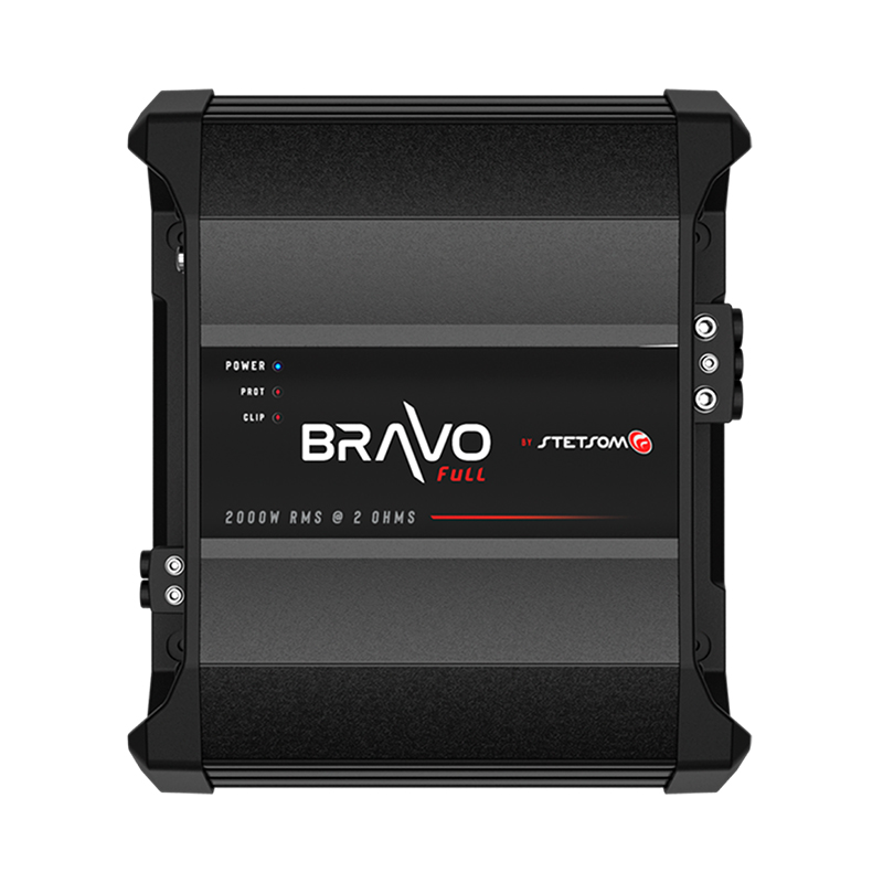 AMPLIFICADOR STETSOM BRAVO 2000.2 1CH 2000RMS 2OHMS