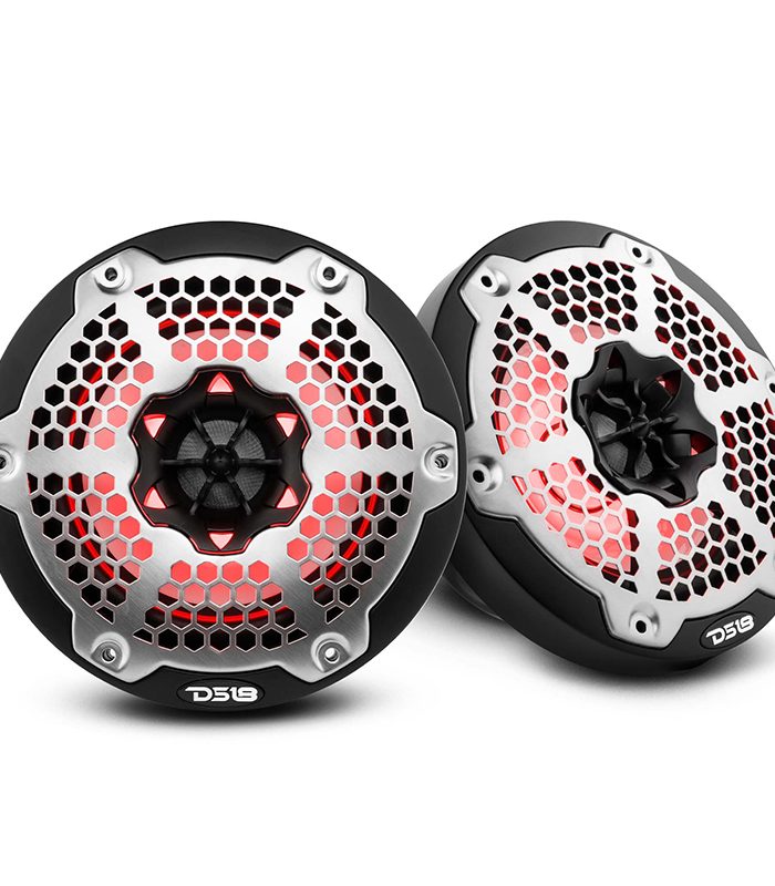 PARLANTES MARINOS DS18 NXL-6M/BK JUEGO 6 PULGADAS RGB 100RMS 4OHMS NEGRO