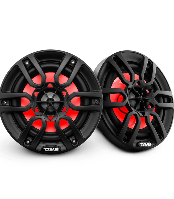 PARLANTES MARINOS DS18 NXL-6/BK 6 PULGADAS RGB 100RMS NEGROS JUEGO