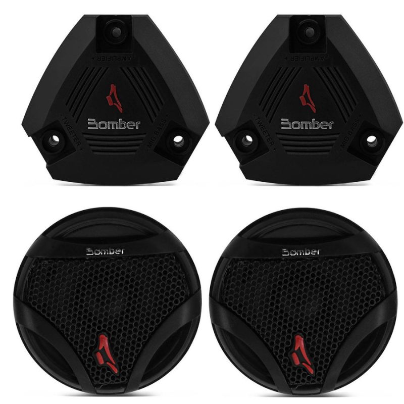 KIT COMPONENTES BOMBER TWO WAY 6,5" 100W 4OHMS