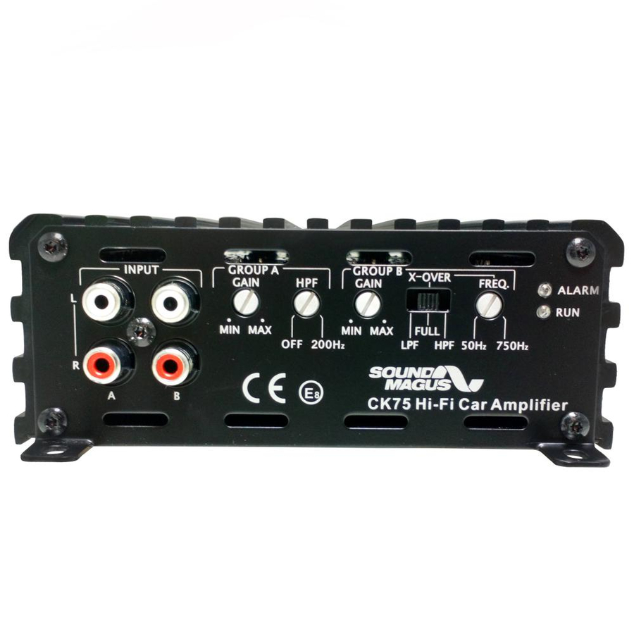 AMPLIFICADOR SOUNDMAGUS CK-75 4 CANALES 4X120RMS