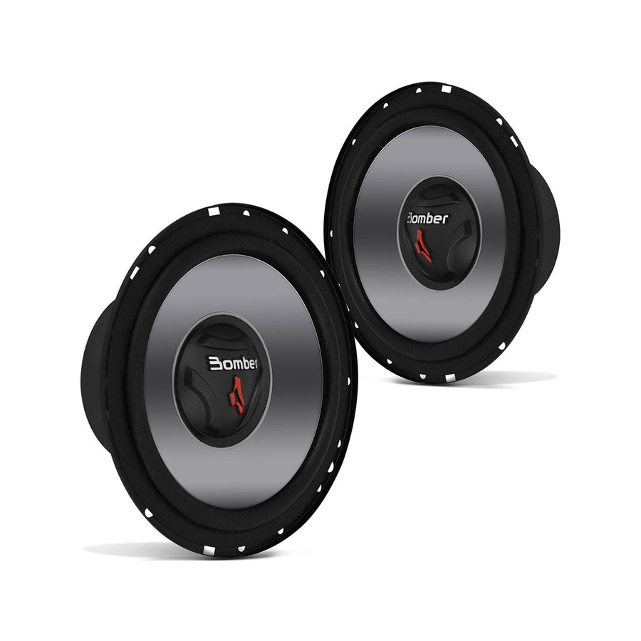 KIT COMPONENTES BOMBER TWO WAY 6,5″ 100W 4OHMS – imagen 2