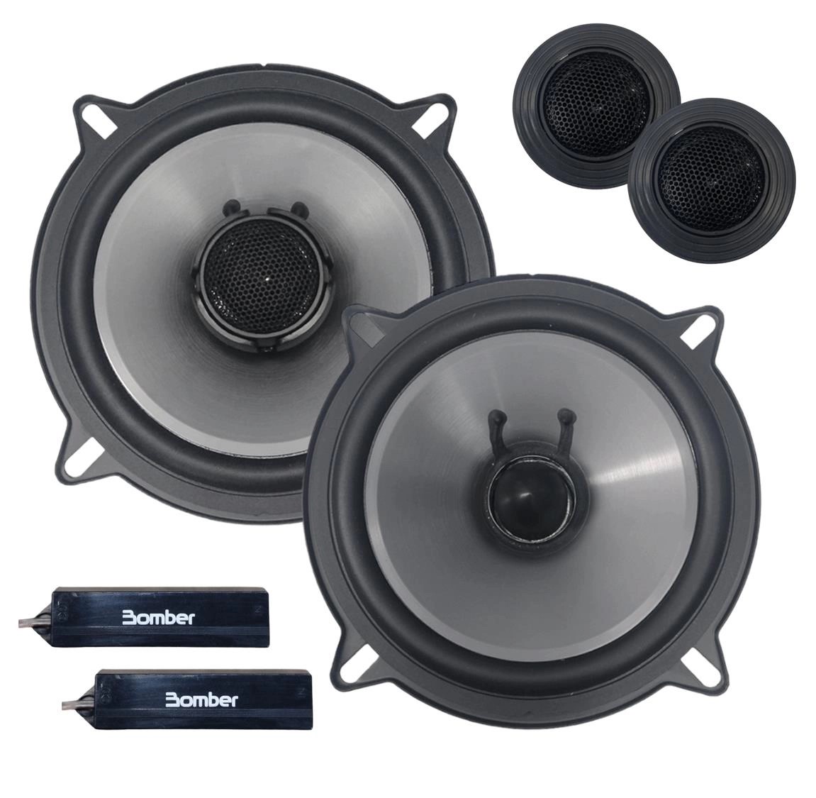 Set Componentes - Coaxial Bomber Mobile 5 Pulgadas 60 Wrms 2 En 1