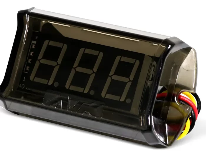 VOLTIMETRO AJK NANO BLACK 12V