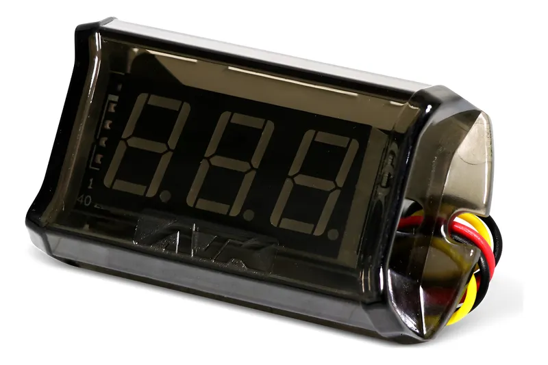 VOLTIMETRO AJK NANO BLACK 12V