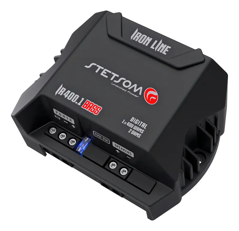 AMPLIFICADOR STETSOM IRON BASS IR400.1 400RMS