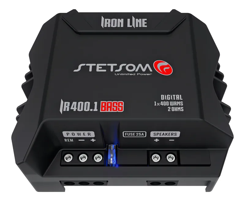 AMPLIFICADOR STETSOM IRON BASS IR400.1 400RMS
