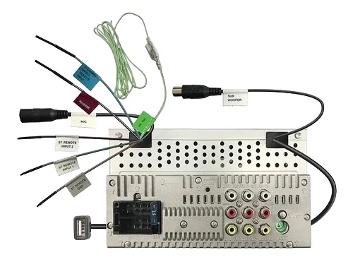 ESTEREO KENWOOD DMX125BT 2 DIN BT USB 3 PAR RCA