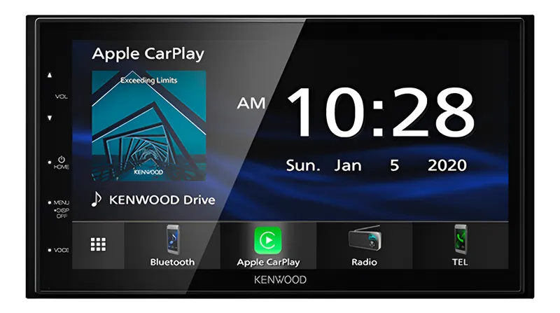 ESTEREO KENWOOD DMX5020S 2 DIN BT CARPLAY INALAMBRICO