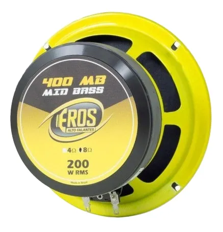 MEDIOS EROS E6 MB 6 PULG 200RMS 4 OHMS X PAR