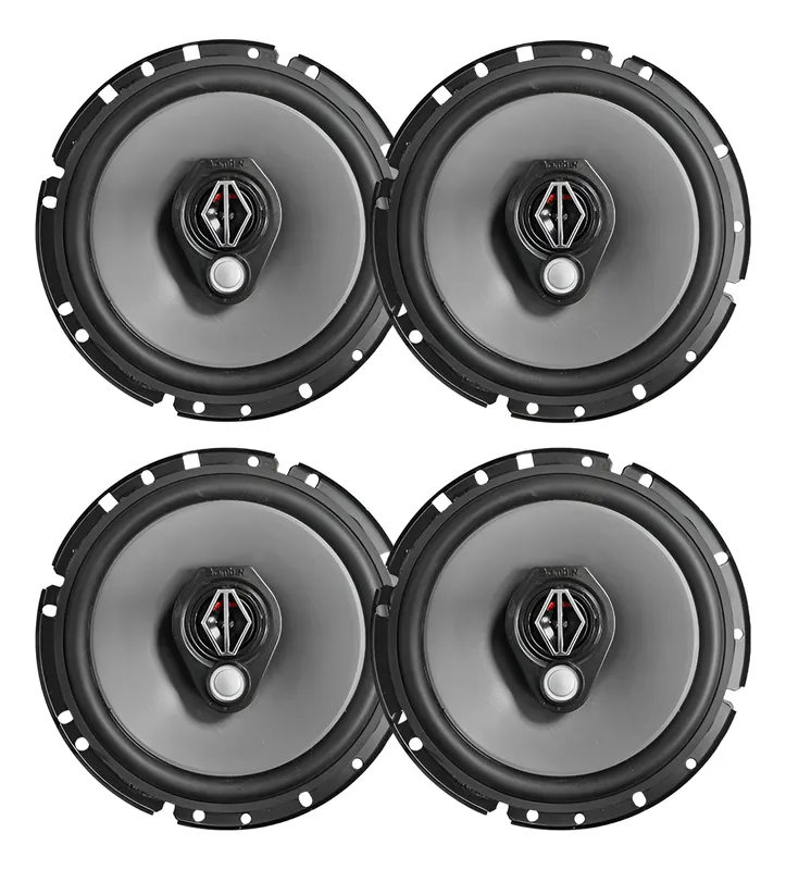 Combo Kit 4 Parlantes Bomber Bbr5 De 5 Pulgadas 60w Triaxial