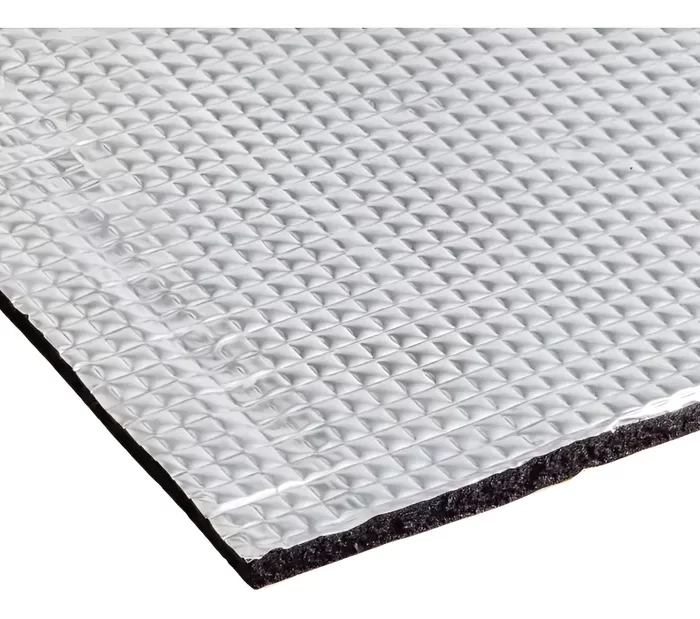 PLACA INSONORIZANTE BRUDER CL-01 ALUMINIO + GOMA ESPUMA 6MM