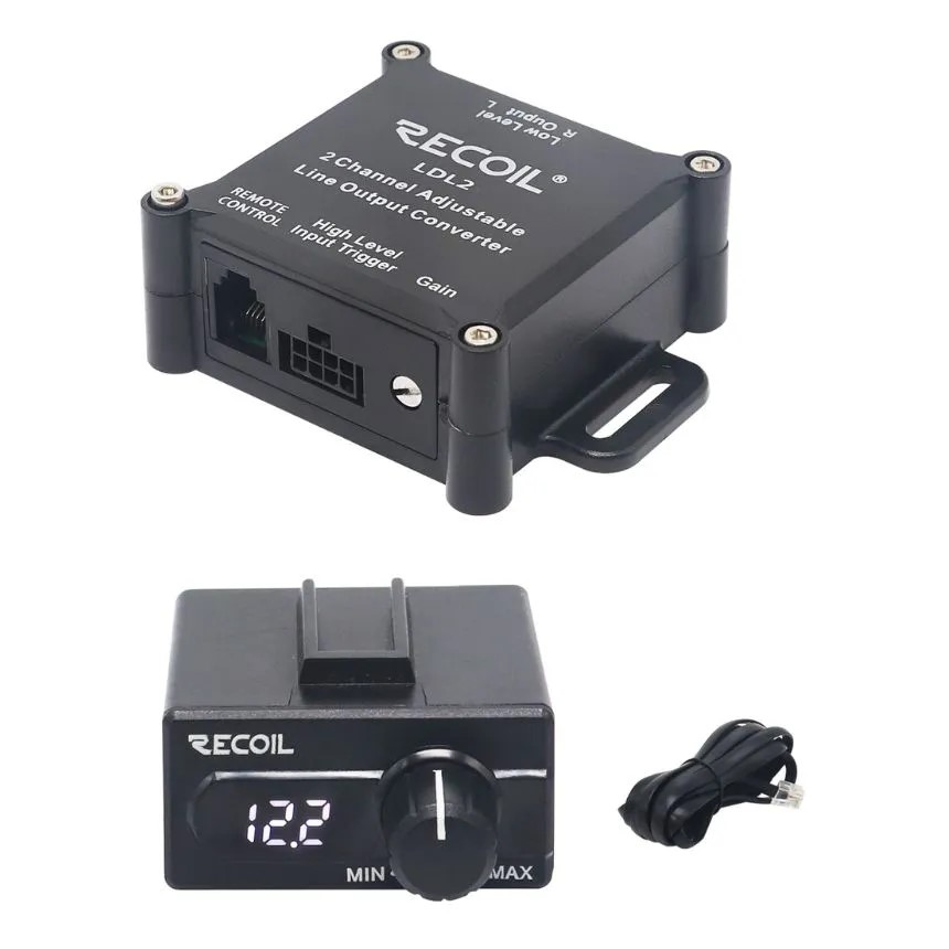 Adaptador Impedancia RECOIL LDL2 2CH con regulador