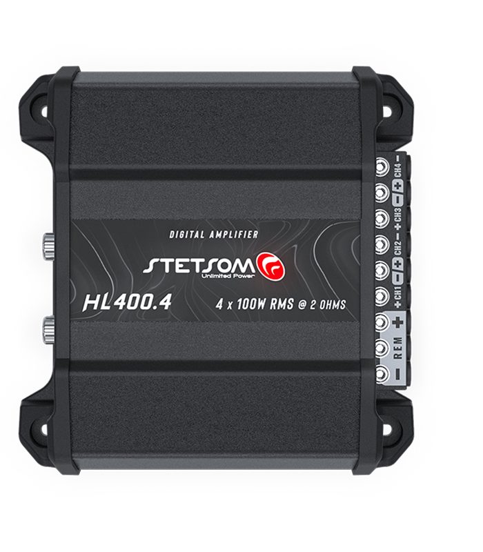 AMPLIFICADOR STETSOM HL400.4 4 CANALES 400RMSX4