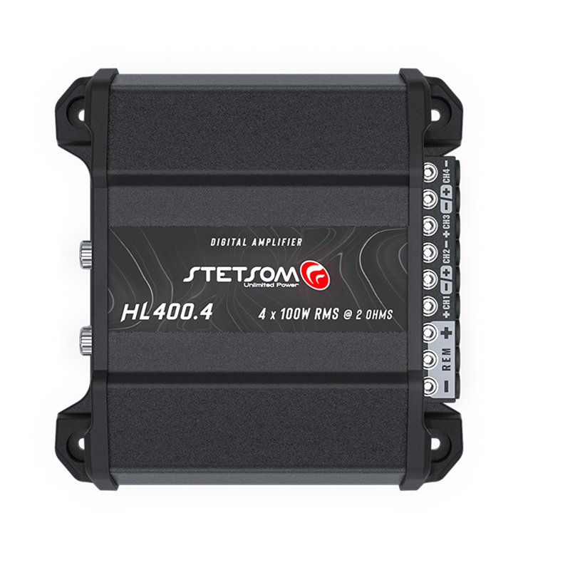 AMPLIFICADOR STETSOM HL400.4 4 CANALES 400RMSX4