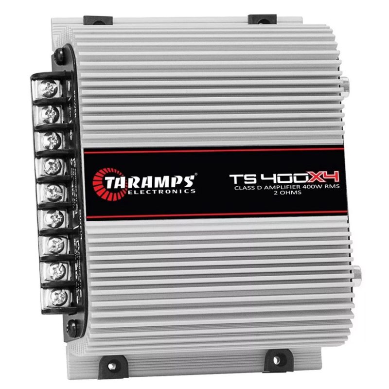 AMPLIFICADOR TARAMPS TS400X4 4 CANALES CON ENTRADA ALTA
