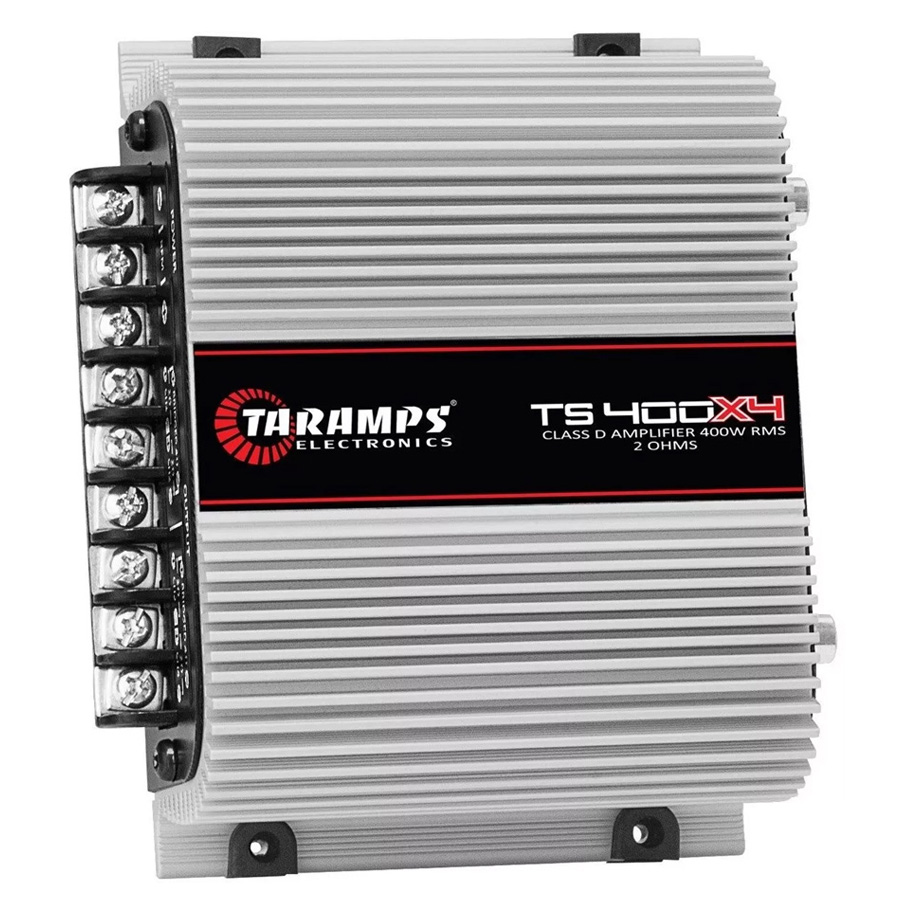 AMPLIFICADOR TARAMPS TS400X4 4 CANALES CON ENTRADA ALTA