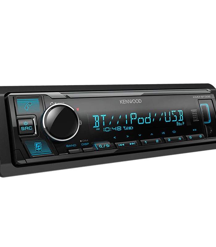 ESTEREO KENWOOD KMM-BT332 13 BANDAS EQ 3 PARES RCA 2,5V BT
