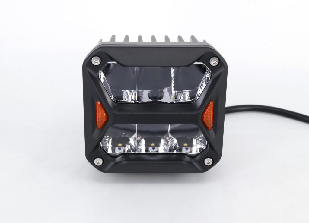 Faro Auxiliar Iron Dj5900cross Cuadrado 4 60w Color Blanco – imagen 2