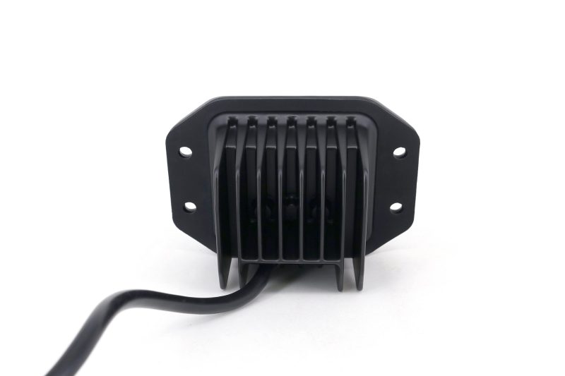 Faro Auxiliar Cuadrado Iron Led Dj5900jeep Embutir 3 20w