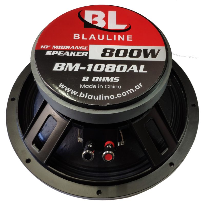 PARLANTE MEDIO BLAULINE BM-1080AL 10" CAMPANA DE ALUMINIO 400RMS