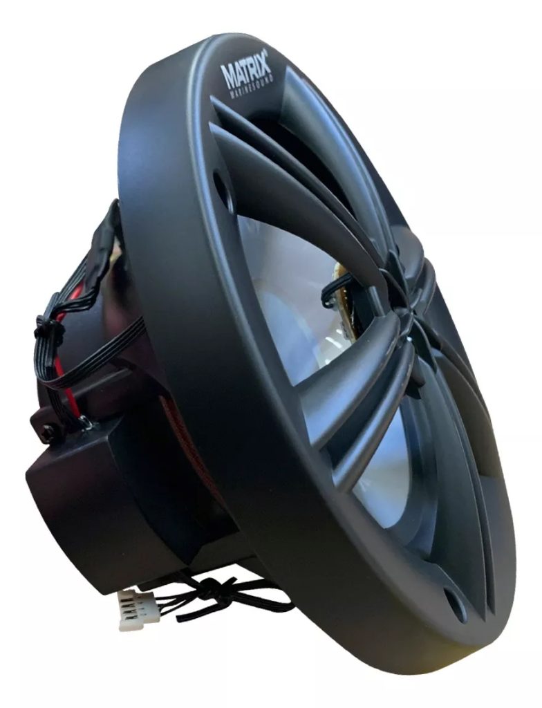 PARLANTES MATRIX MRX600B MARINOS 6.5″ 2V  RGB 200W NEGROS