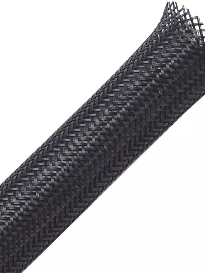 CUBRE CABLE PIEL DE SERPIENTE NEGRO POR METRO