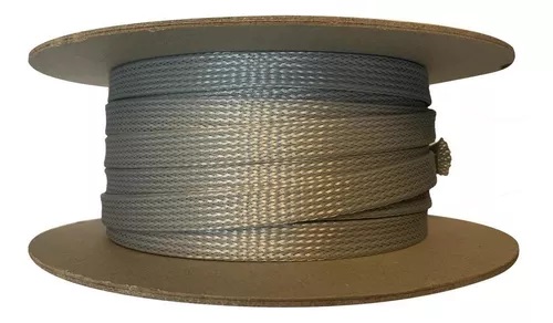 CUBRE CABLE PIEL DE SERPIENTE ROJO/GRIS 4AWG ROLLO – imagen 2