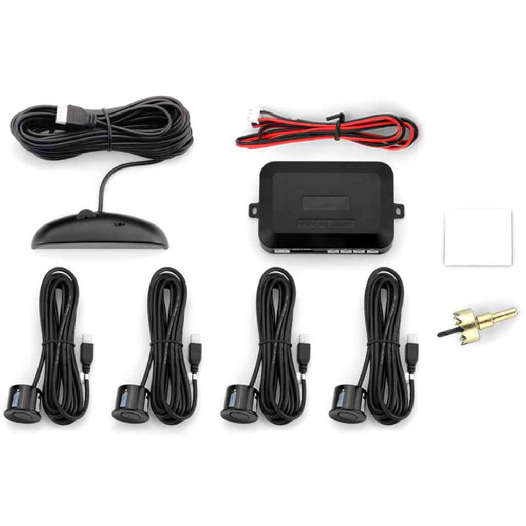 SENSORES DE ESTACIONAMIENTO GUARDTEX GPS-8B KIT 8 NEGRO