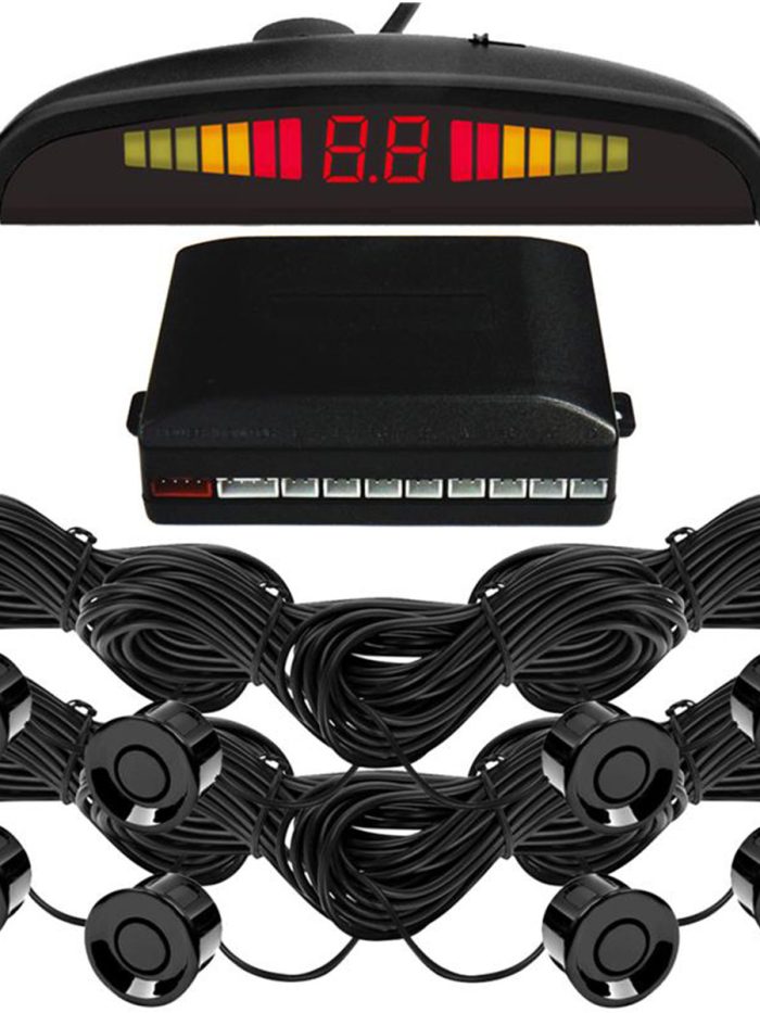 SENSORES DE ESTACIONAMIENTO GUARDTEX GPS-8B KIT 8 NEGRO