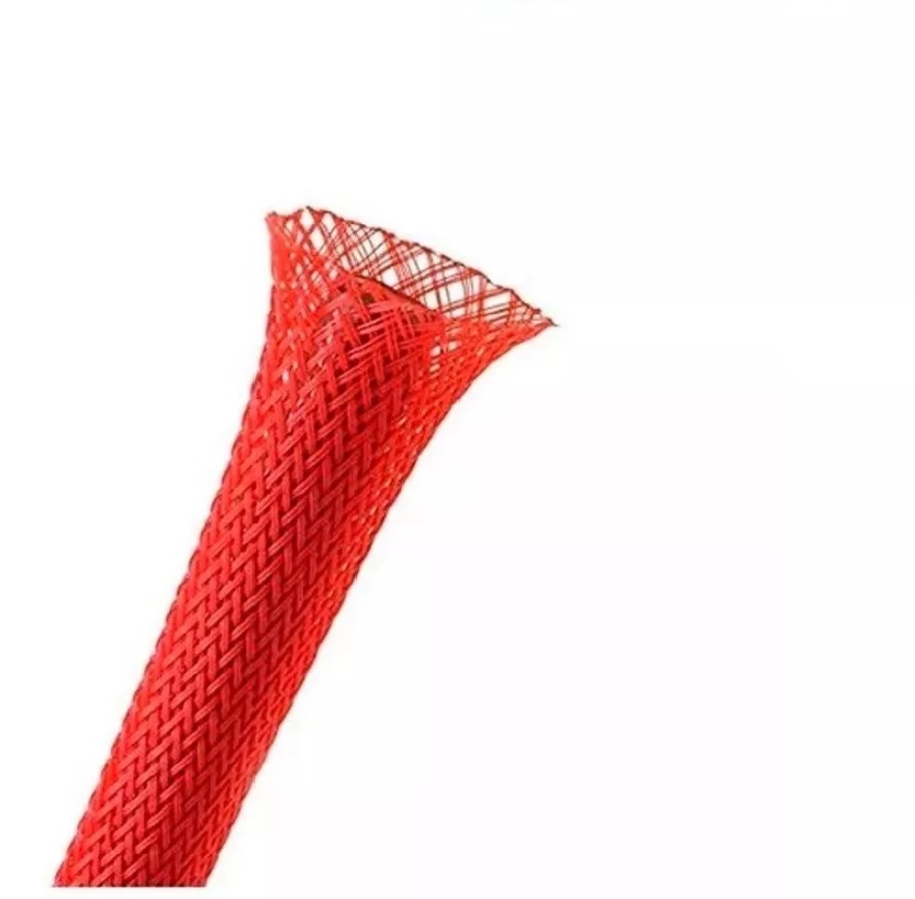 CUBRE CABLE PIEL DE SERPIENTE ROJO/GRIS X METRO – imagen 2