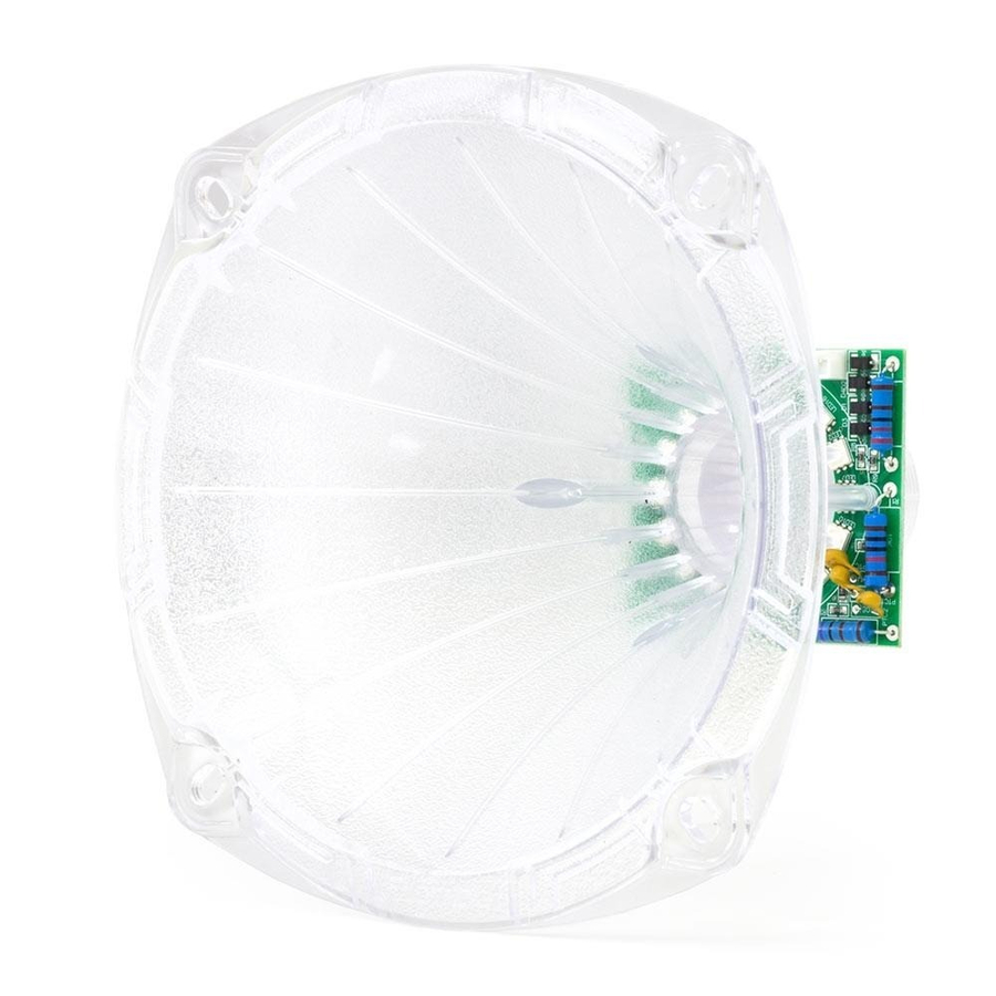 Corneta Difusor Bomber 1 Pulgada Corta Transparente Con Iluminacion Rgb – imagen 4