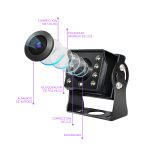 Cámara Estacionamiento Guardtex Gtc-90 Camión Rotación 360°