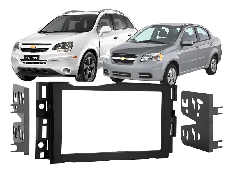 Marco Adaptador Stereo Pantalla 2 Din Chevrolet Captiva / Aveo