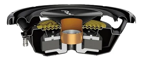 Subwoofer Chato Pioneer Ts-a2500ls4 10" 300 W Rms Color Negro